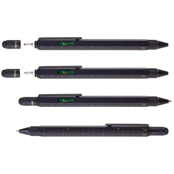 Troika Construction Multi-Tool Ballpoint Pen Black Gold