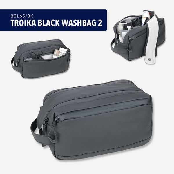 Troika BLACK WASHBAG 2 Toiletry Bag