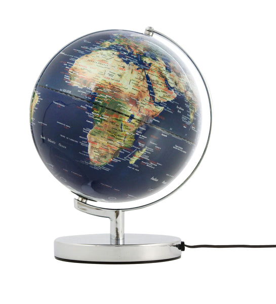Troika TERRA LIGHT 10-Inch Illuminated Table Globe