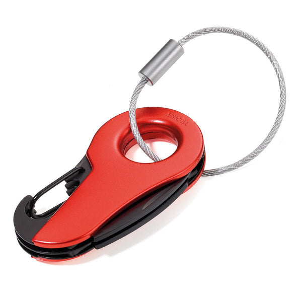 Toolbert Pocket Tool with wire keyloop in a variety of colors