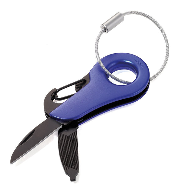 Toolbert Pocket Tool with wire keyloop in a variety of colors