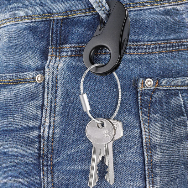 Toolbert Pocket Tool with wire keyloop in a variety of colors