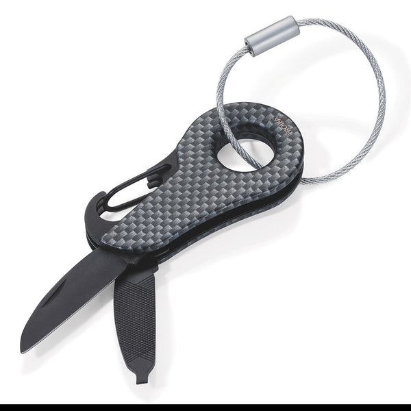 Toolbert Pocket Tool with wire keyloop in a variety of colors