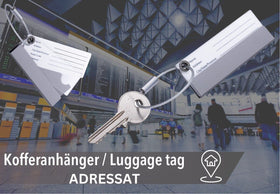 Troika ADRESSAT Mini Aluminum Luggage Tag