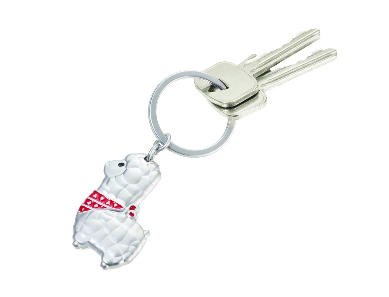 Troika Alpaca With Red Handkerchief Key Chain | Troikaus.com