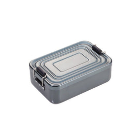 Troika Aluminum Lunch Box with Classic Clip Lock Design