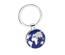 Troika Around the World Globe Charm Keychain
