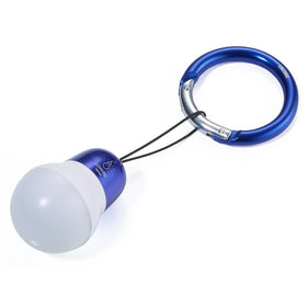 Troika Bag Light LED Keychain Lightbulb in blue. Item  TOR22/DB 