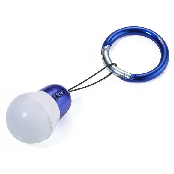 Troika Bag Light LED Keychain Lightbulb in blue. Item  TOR22/DB 
