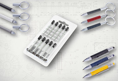 Troika Ballpoint Refill Black Ink for Micro Construction Ballpoint KYL25, KYP25, and Liliput Pen PIP25