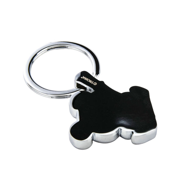 Troika Bamboo Panda Charm Keychain
