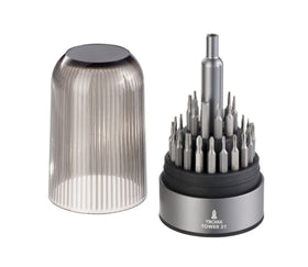 Troika BIT PEN TOWER 31 – Precision Bit Set with Aluminum Stand