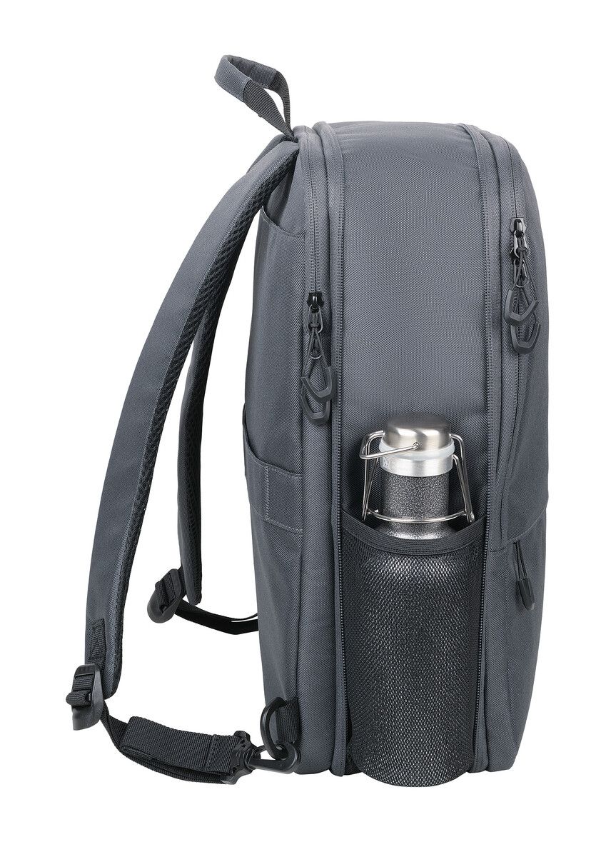 Troika Blue Cycle Expandable Laptop Backpack Troika Blue Cycle Expandable Laptop Backpack