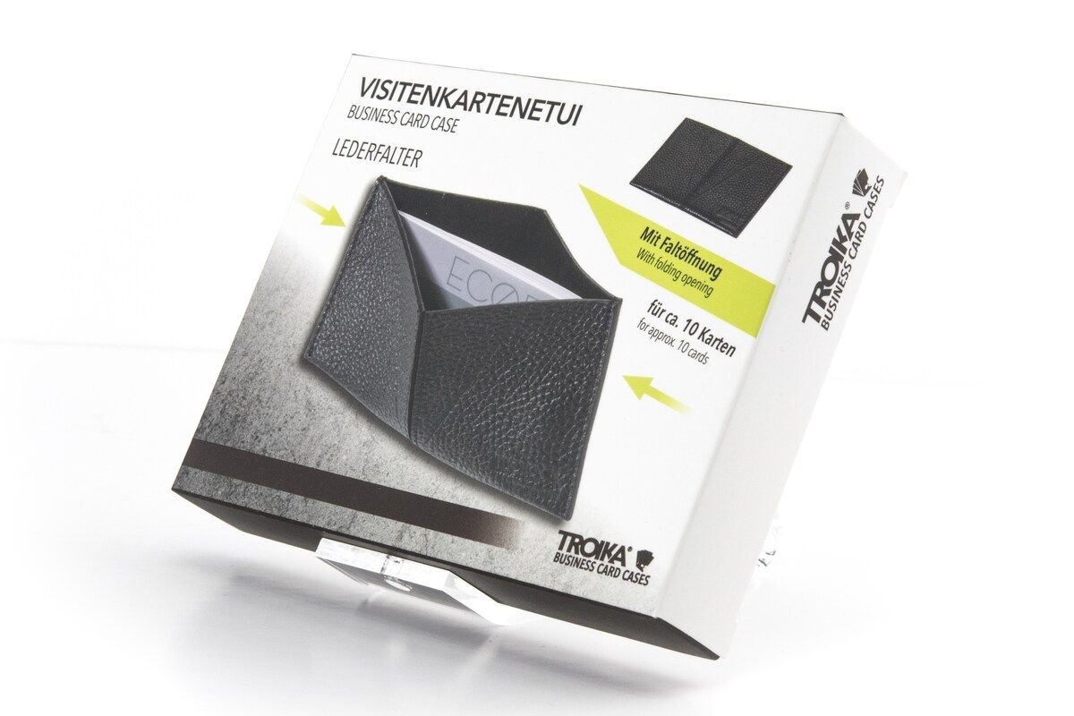 Troika Lederfalter Leather Folding Card Case | Troikaus.com Troika Lederfalter Leather Folding Card Case | Troikaus.com