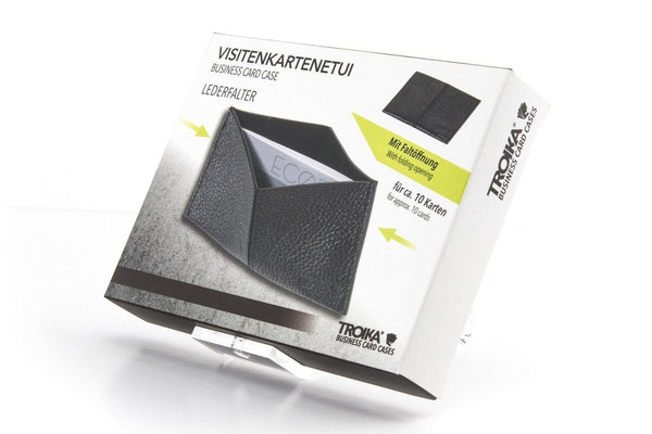 Troika Business Lederfalter Leather Business Card Holder
