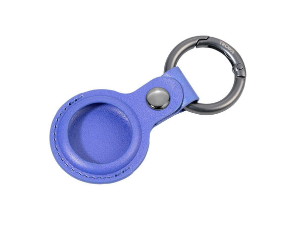 Troika Carabiner Ring with AirTag Cover in Black, Yellow, Blue and Red