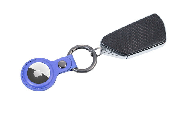 Troika Carabiner Ring with AirTag Cover in Black, Yellow, Blue and Red
