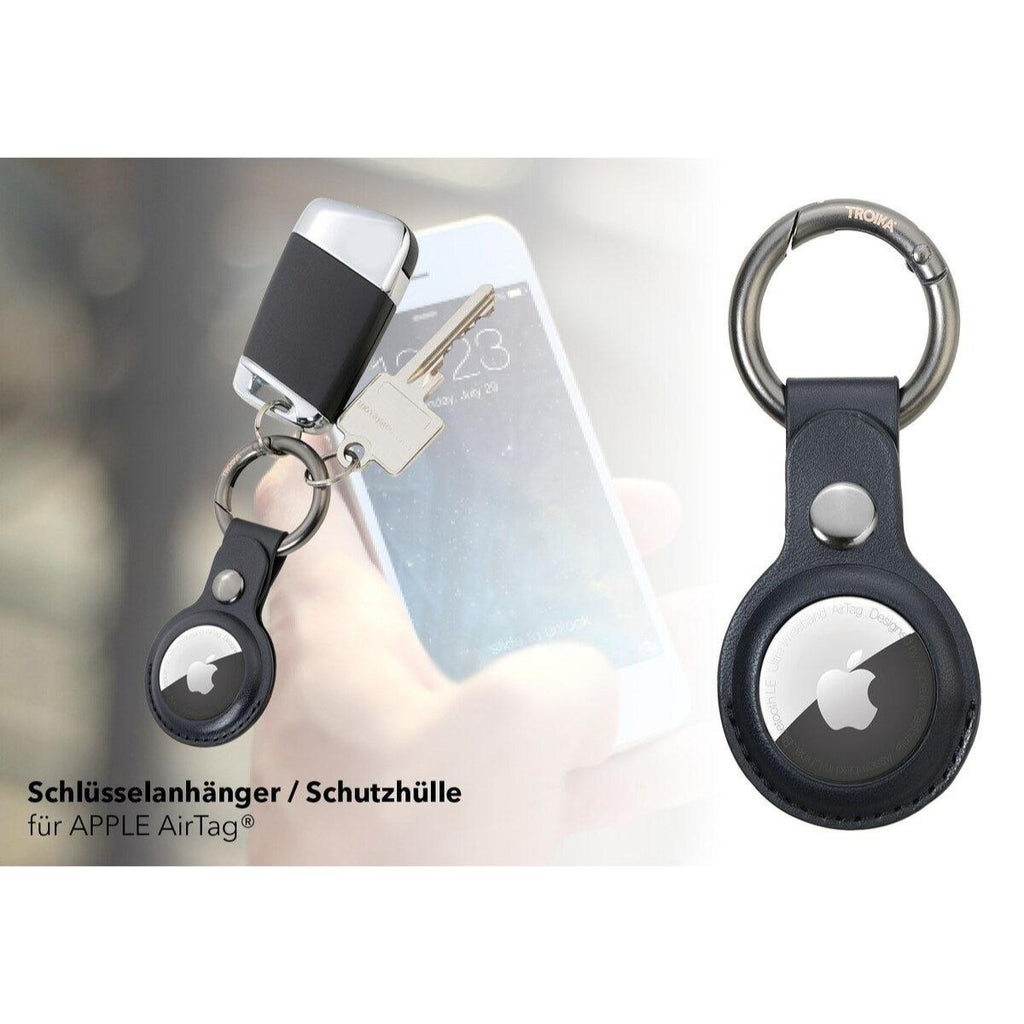 Troika Air Tag Cover with Carabiner Ring Keychain | Troikaus.com