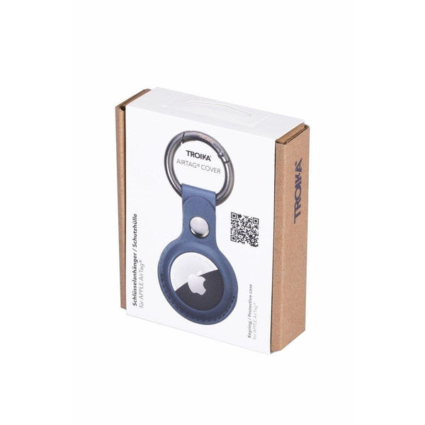 Troika Carabiner Ring with AirTag Cover in Black, Yellow, Blue and Red