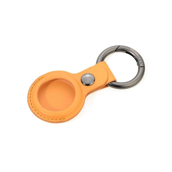 Troika Carabiner Ring with AirTag Cover in Black, Yellow, Blue and Red