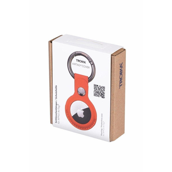 Troika Carabiner Ring with AirTag Cover in Black, Yellow, Blue and Red