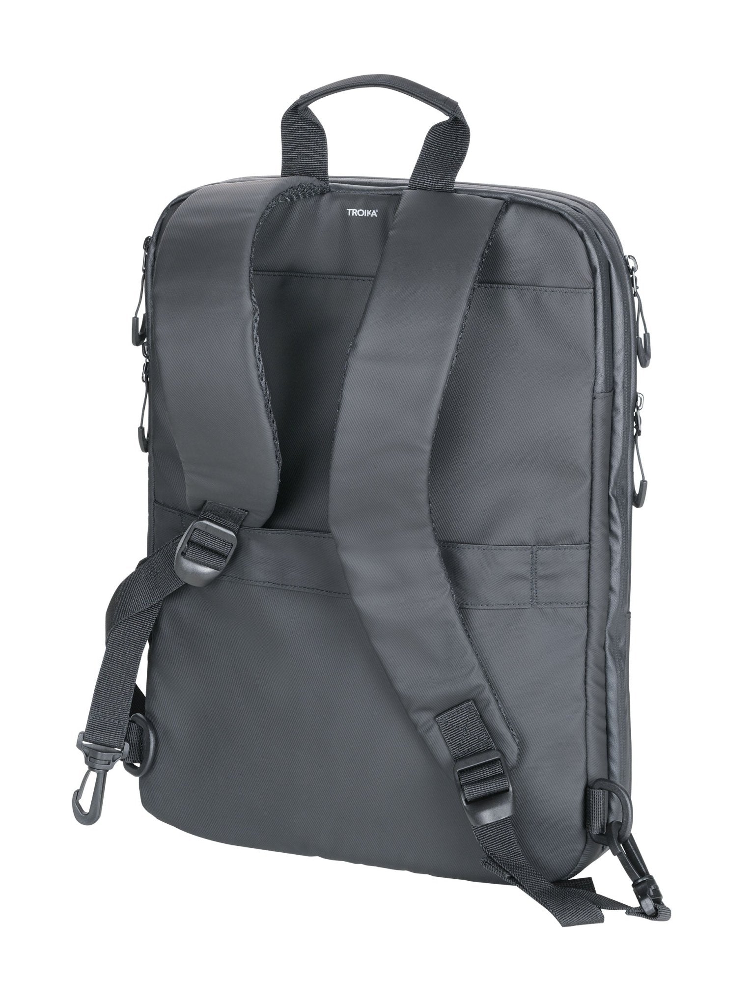 brenthaven expandable trek laptop backpack Troika City Expandable Tarpaulin Laptop Backpack