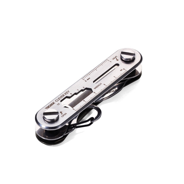 Troika Clever Key Organizer Tool shown closed different angle