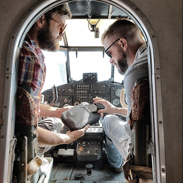 Troika Connected Soft Shell Tech Accessory Organizer Grey