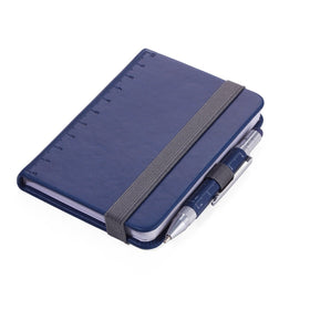 Troika Construction Lilipad and Liliput A7 Mini 3 x 4 Inch Notebook with Mini Pen Blue