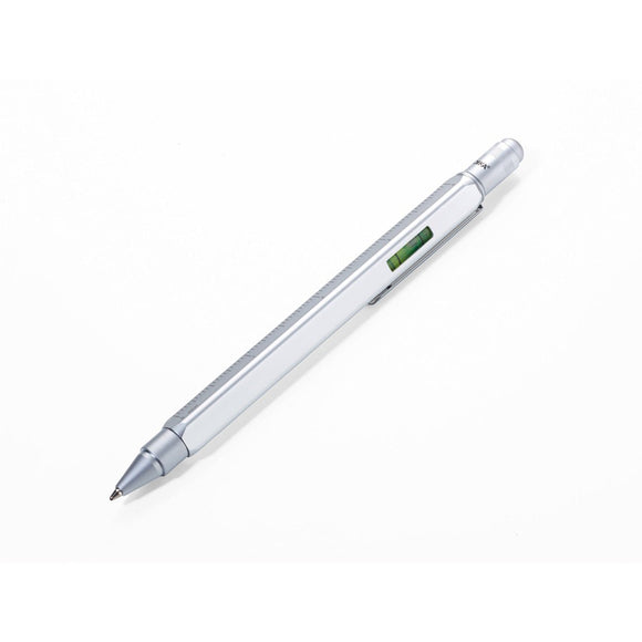 Troika Construction Pen Square in Silver Showing Level