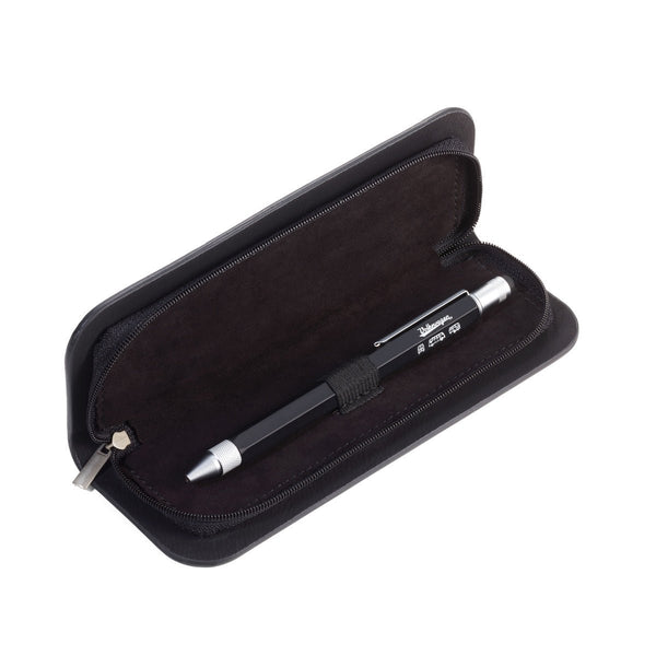 Troika Construction Pen VW T1 Camper Tire Profile Set-Showing Zip around case open with black pen inside