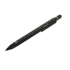 Troika Construction Pen, PIP20, Multi-tool Ballpoint Pen Special Edition Super Black