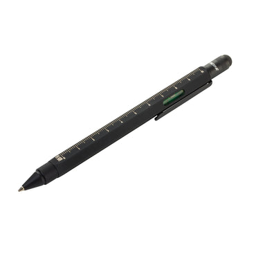 Troika Construction Pen, PIP20, Multi-tool Ballpoint Pen Special Edition Super Black