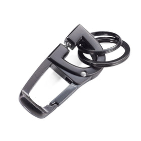 Troika D-Click Click-lock Carabiner Keyring