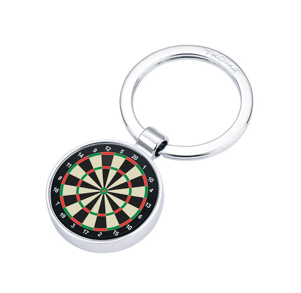 Troika DARTS Keychain – Round Metal Cast Design