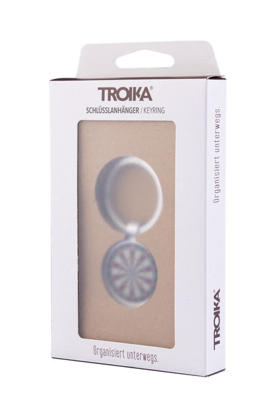 Troika DARTS Keychain – Round Metal Cast Design