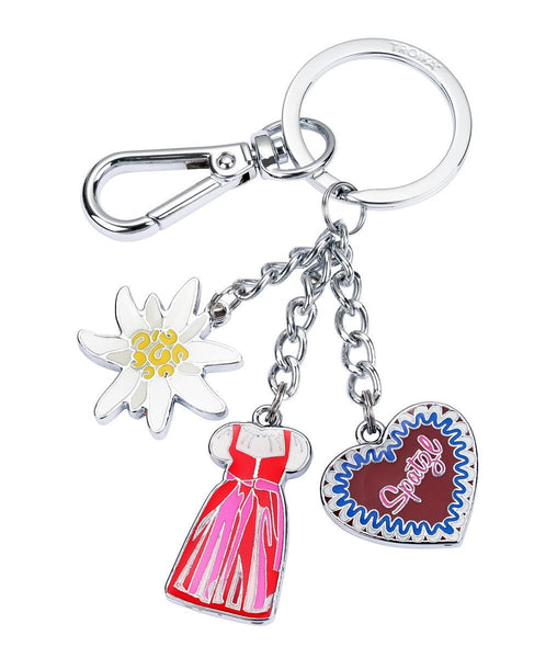 Troika DIRNDL OKTOBERFEST Charm Keychain with Carabiner