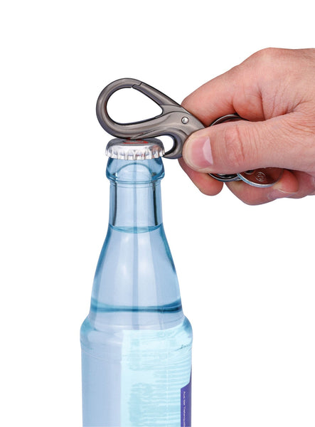 Troika DROP, Carabiner Double Ring Keychain Bottle Opener