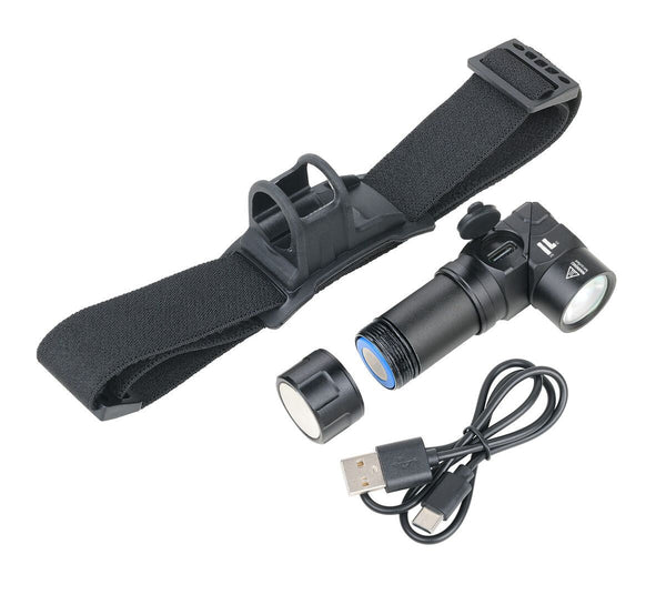 Troika ECO KNICKLICHT MICRO, Rechargeable Magnetic Flashlight Headlamp