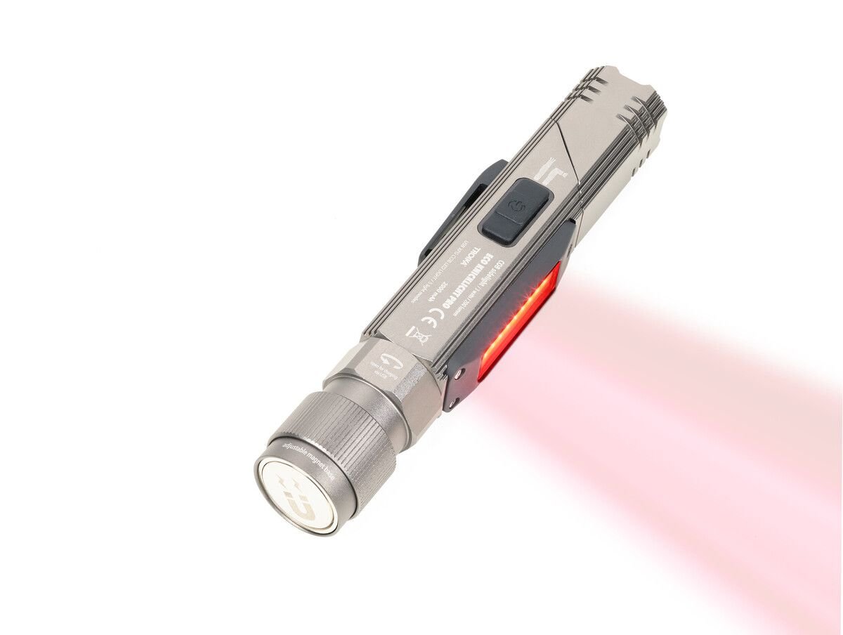 brionac rechargeable led flashlight Troika Bendable Magnetic USB Rechargeable Multi-Function Flashlight