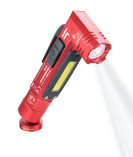 Troika ECO KNICKLICHT, Rechargeable Splash proof LED Light with COB LED Side Light