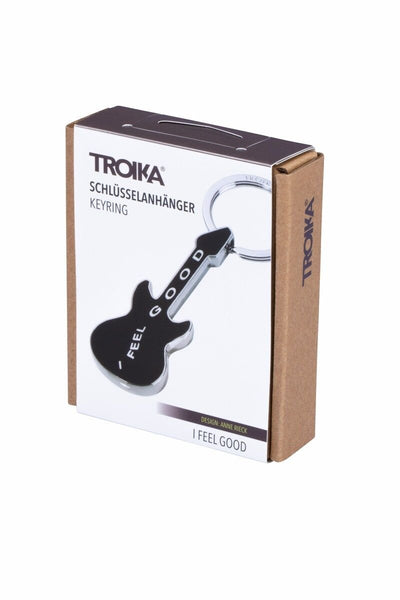 Troika Electric Guitar Charm Keychain