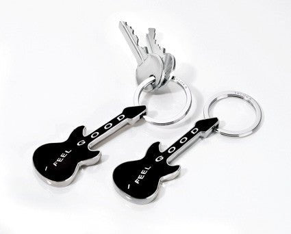 Troika Electric Guitar Charm Keychain