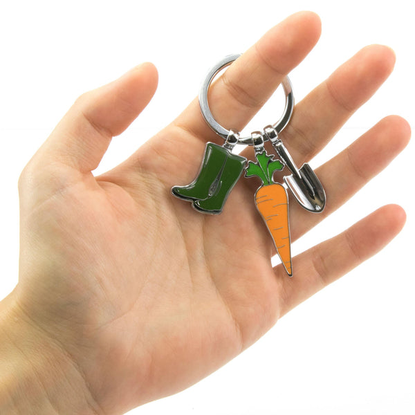 Troika Garden Love Gardening Themed Charm Keyring