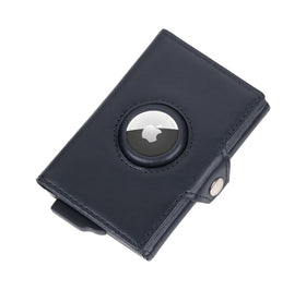 Troika Genuine Leather RFID Protected Smart Wallet with Air tag Holder