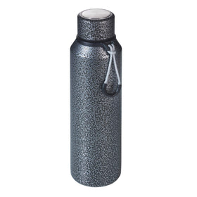 Troika VAC23/TI Geysir Hot Cold Water 24 Oz. Bottle with rough-hammered design