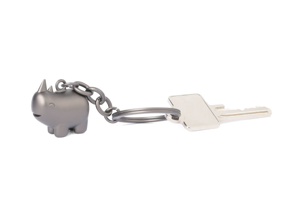 Troika HAPPY RHINO, Rhinoceros Charm Keychain