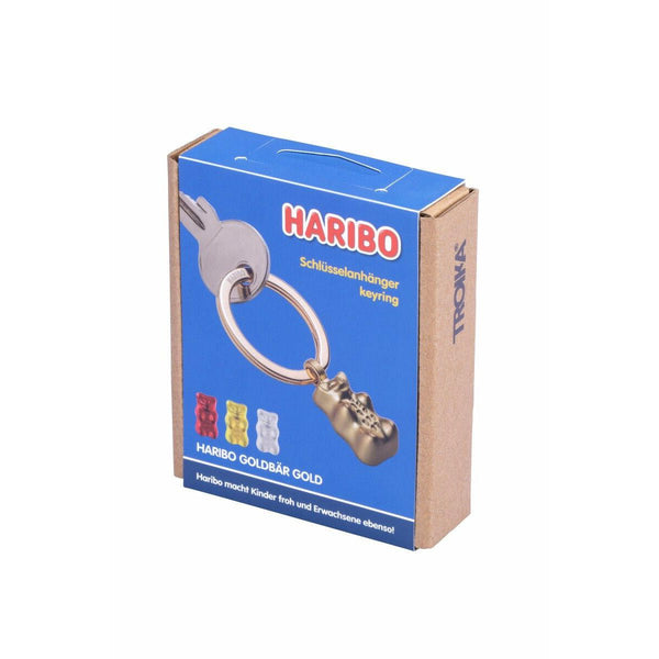 Troika Haribo Gold Bear Gummy Bear Charm Keychain