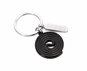 Troika Haribo Licorice Wheel Charm Keychain