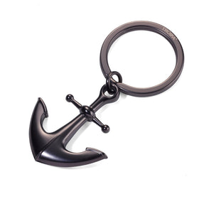 Troika Homeport Anchor Charm Key Ring, KR17-10/GM